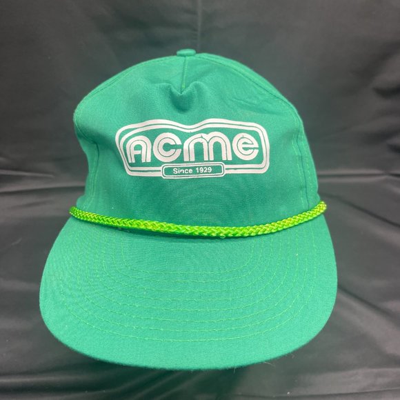 Vintage Green ACME Baseball cap - Picture 2 of 7